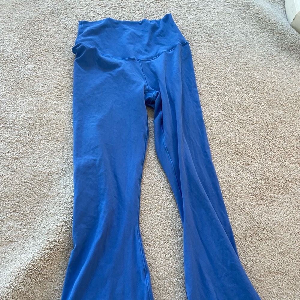NWOT: Blue Flare Leggings - S